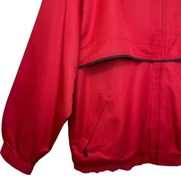 Briggs Equipment Jacket Cutter Buck Red Mens Size XL Full Zip Weathertec - Picture 9 of 15